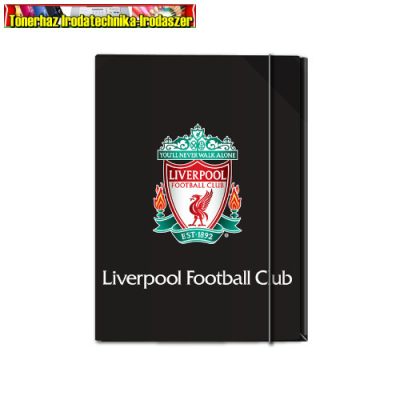 Gumis mappa karton Liverpool A/4 vékony