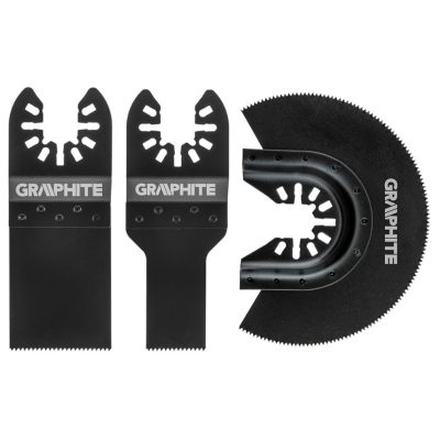 GRAPHITE Vágó lapok fához multifunkciós géphez 3db 56H070