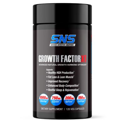 GROWTH FACTOR XT™ - Fokozott Növekedési Hormon, Tesztoszteron, Izomépítés, Alvás Minőség - 120 Kapszula - SNS