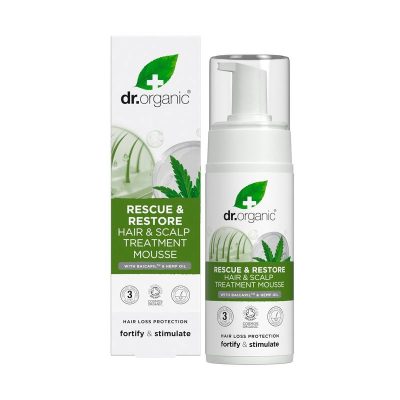 Dr Organic hajnövekedést serkentő kezelés Baicapil formulával és kendermagolajja, 150 ml