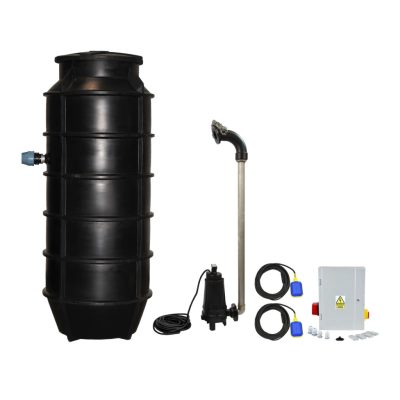 IBO PSI/3CE4 – házi átemelőállomás Compatta 1,1 kW-os, háromfázisú szennyvízszivattyúval, 50 mm-es szabad átömlési keresztmetszettel.