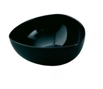 Mini Bowl fekete 50 ml-es Pohárkrém-desszert tégely, 10 db-os csomag