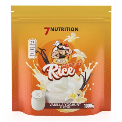 CREAM OF RICE 1000g - Instant Rizskrém - Finom & Gluténmentes Szénhidrát - Instant Rizskása - 1KG - 7Nutrition