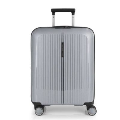 Brooklyn S szürke Ryanair 55x40x20 bővíthető bőrönd, kabinbőrönd