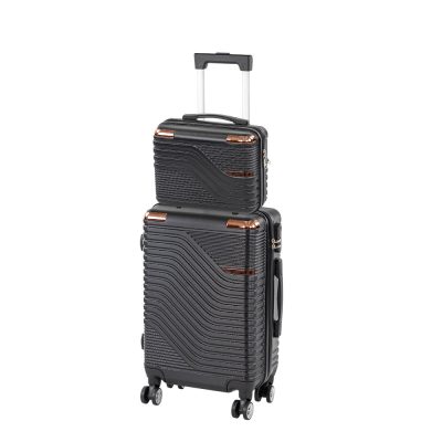TraveLux Urban VI gurulós bőrönd szett fekete
