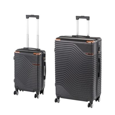 TraveLux Urban X gurulós bőrönd szett fekete