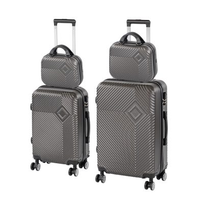 TraveLux Pro XXII gurulós bőrönd szett szürke