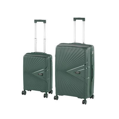 TraveLux Endure III gurulós bőrönd szett sötétzöld