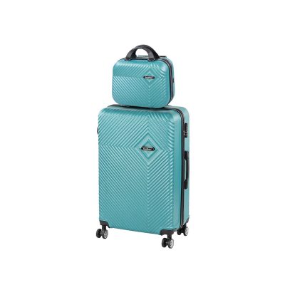 TraveLux Pro V gurulós bőrönd szett lagúnakék