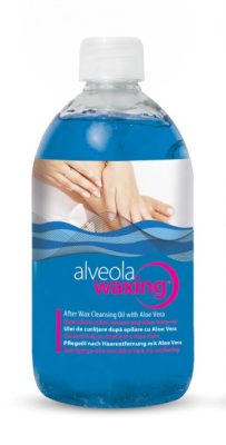 Alveola Waxing gyantázás utáni lemosó olaj Aloe Vera-val, 300 ml
