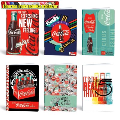 Füzet vonalas A/4 LIPAMILL A/4 40 lapos Coca-Cola (81-32,81-40))