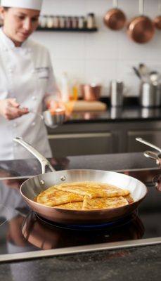 Prima Matera 24 cm-es réz serpenyő a de Buyertől