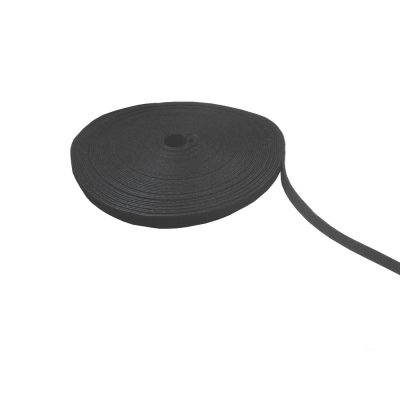 Tépőzáras kábelkötegelő tekercs 25mm x 25mtr Fekete