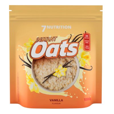 INSTANT OATS 1000g - Finom Instant Zabkása - Ízesített Instant Zabliszt - Minőségi Szénhidrát - 1KG - 7Nutrition