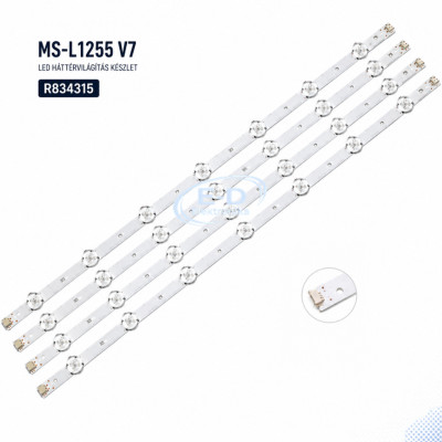 MS-L1255 V7 LED-HÁTTÉRVILÁGÍTÁS SZETT 50 colos-PANELHEZ (4 RÉSZES)