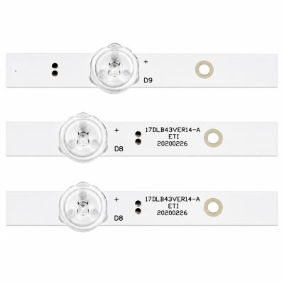 43" PANEL (3 RÉSZES) 17DLB43VER14 VESTEL LED HÁTTÉRVILÁGÍTÁS SZETT 430 DLD4 VNB 3030 U NCNTV10_YEPA