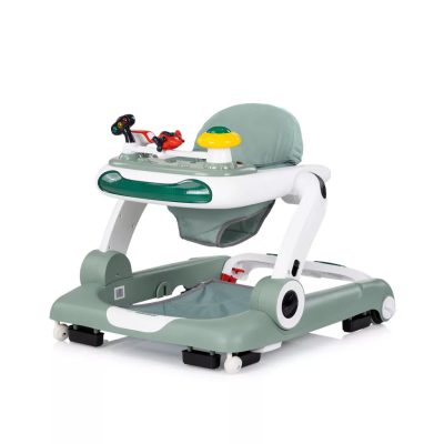 chipolino Little Explorer 4 az 1-ben zenélő bébijáróka - basil