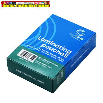  Bluering Laminálófólia 65x95mm 125mic fényes<100db/dob> (95x65)