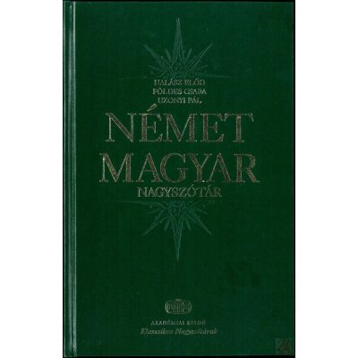 NÉMET-MAGYAR KLASSZIKUS NAGYSZÓTÁR + NET
