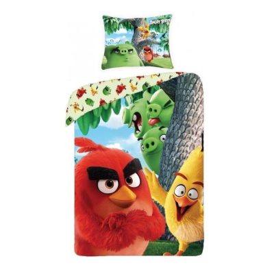 Angry Birds Movie ágyneműhuzat garnitúra 140x200 cm, 70x90 cm 100% pamut
