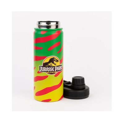 Jurassic Park kulacs - rozsdamentes acél