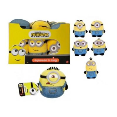Minionok hangot adó plüssfigura 12 cm - Minions sound plush 12 cm