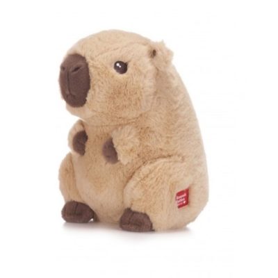 Capybara plüssfigura vajszínű Capybara plush cream color