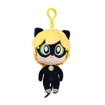 Miraculous plüssfigura 15 cm - karabinerrel - Feketemacska