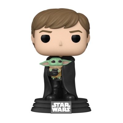 Funko POP figurák - Luke Skywalker Baby Yodával