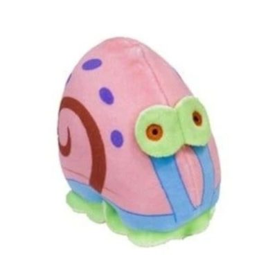 Csigusz plüssfigura 9 cm - mini méret - SpongyaBob