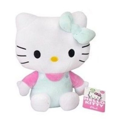 Hello Kitty plüssfigura 23 cm - halványzöld 