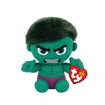 Beanie Babies plüss figura Marvel HULK, 15 cm 
