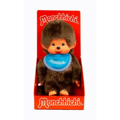 Moncsicsi plüssfigura 20 cm - kék felsőben