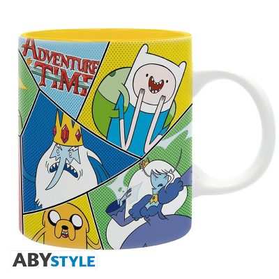 Adventure Time Characters Group kerámia bögre 320 ml