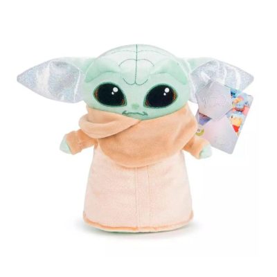 Baby Yoda plüssfigura 25 cm The Mandalorian Platinum 100th