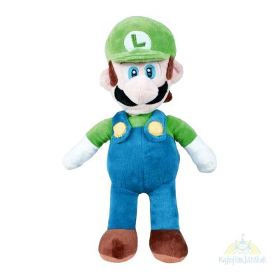Super Mario Luigi plüssfigura 30 cm puha mesehős figura