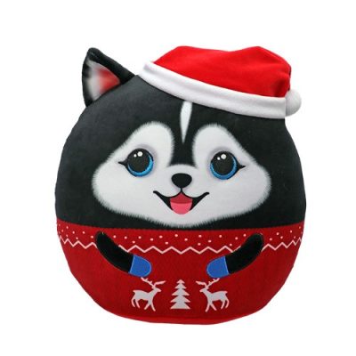 Ty Squishy Beanies párna alakú plüss figura RUDY, 22 cm – fekete kutya