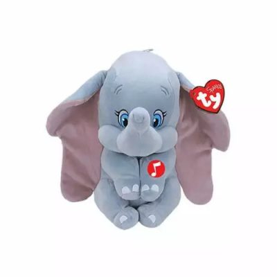 Beanie Babies plüss figura Disney DUMBO, 24 cm - elefánt hanggal