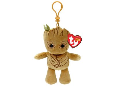 Beanie Babies plüss figura Marvel GROOT, Clip 8,5 cm 