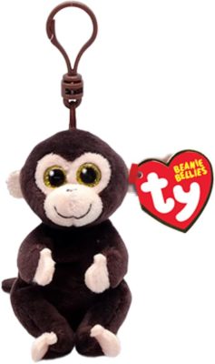 Ty Beanie Bellies plüss figura MATTEO, Clip 8,5 cm - barna majom 
