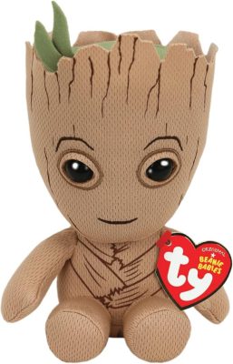 Beanie Babies plüss figura Marvel GROOT, 15 cm 