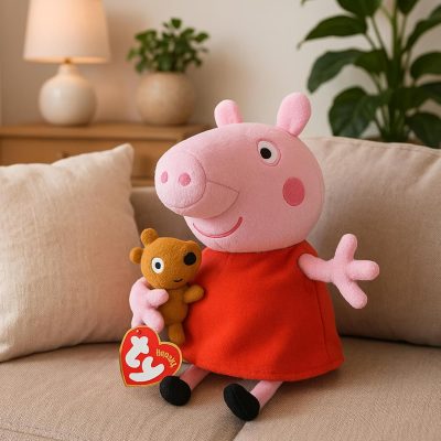 Beanie Babies plüss figura PEPPA MALAC, 28 cm - Peppa