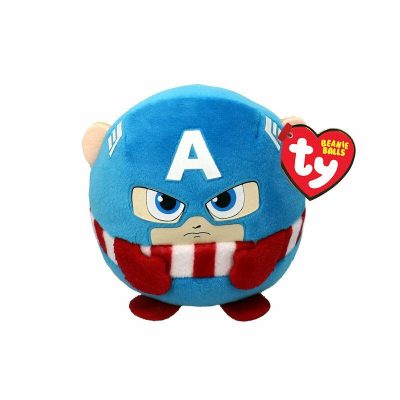 Ty Beanie Balls plüss figura Marvel - CAPTAIN AMERICA