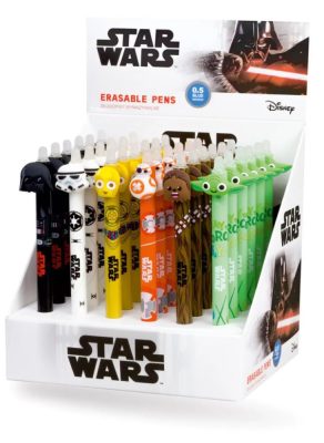 Nyomógombos radírozható zseléstoll Colorino Disney Star Wars