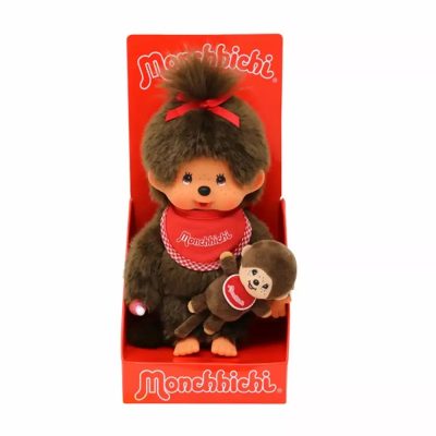 Moncsicsi plüssfigura kislány Mini Moncsicsi babával 20 cm