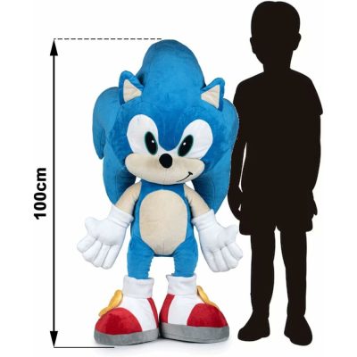 Sonic plüssfigura 100 cm-es óriás méretben