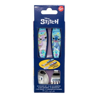 Disney Lilo és Stitch, A csillagkutya Drawing fém ergo evőeszköz készlet - 2 darabos