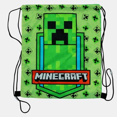 Minecraft Green Zone sporttáska, tornazsák 40 cm