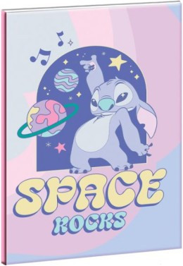 Disney Lilo és Stitch, A csillagkutya Space Rocks B/5 vonalas füzet 40 lapos