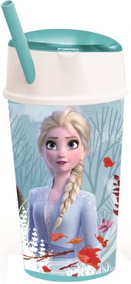 Disney Jégvarázs Blue Forest üdítő- és snack tartó pohár 400 ml